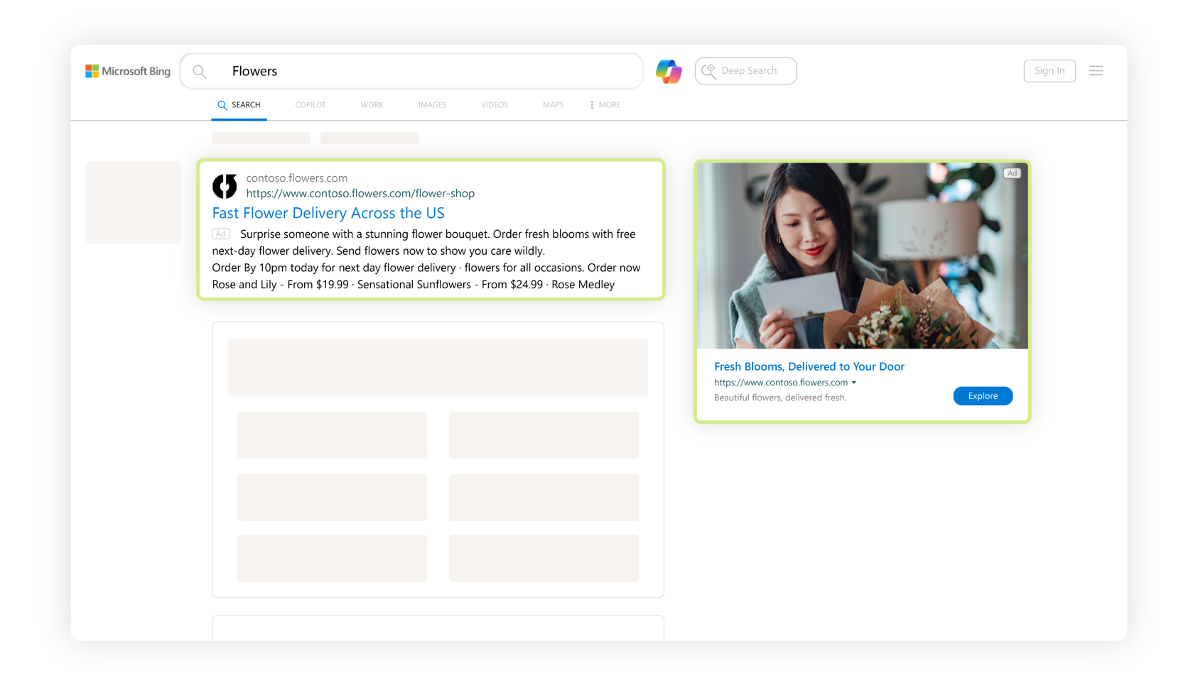 A smart TV showing an unskippable ad.